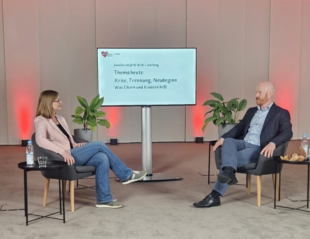 Webcoaching Thema „Krise, Trennung, Neubeginn, was Eltern und Kindern hilft“